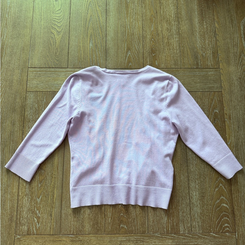 EUC White House Black Market Lilac Cardigan - Picture 4 of 8